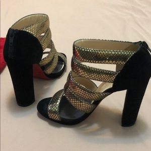 Christian Louboutin Mehari 120mm Ankle Boots Gold